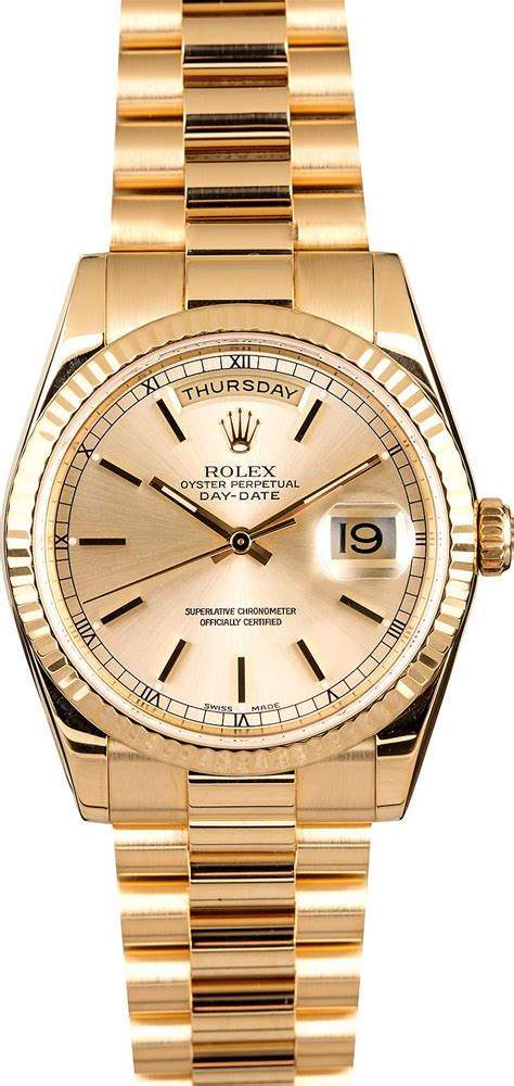 new rolex reference118238 price|rolex 118238 gold.